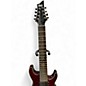 Used Schecter Guitar Research damien elite 8 Red Solid Body Electric Guitar