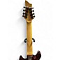 Used Schecter Guitar Research damien elite 8 Red Solid Body Electric Guitar