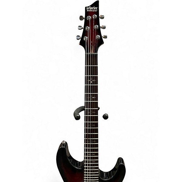 Used Schecter Demon 6 Red Solid Body Electric Guitar