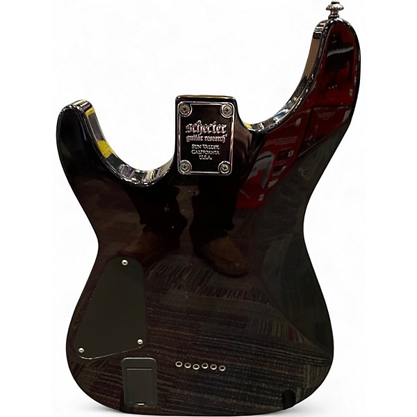 Used Schecter Demon 6 Red Solid Body Electric Guitar