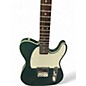 Used Squier custom esquier Green Solid Body Electric Guitar