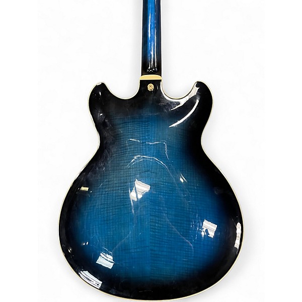 Used Ibanez AS93 Blue Hollow Body Electric Guitar
