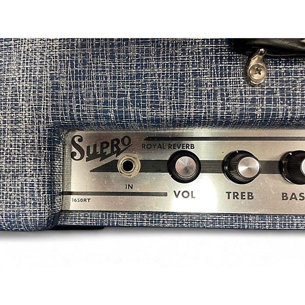 Used Supro 1650RT Royal Reverb 60/35W 2x10 Tube Guitar Combo Amp