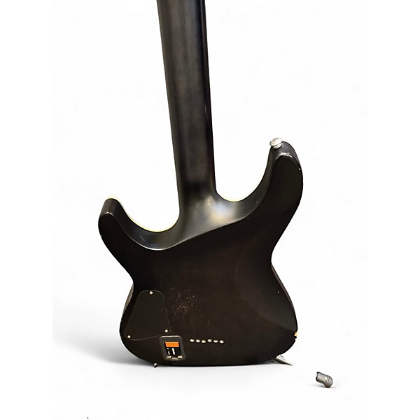 Used Schecter C-1 PLATINUM Trans Black Solid Body Electric Guitar