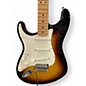 Used Fender Standard Stratocaster Left Handed 3 Color Sunburst Electric Guitar