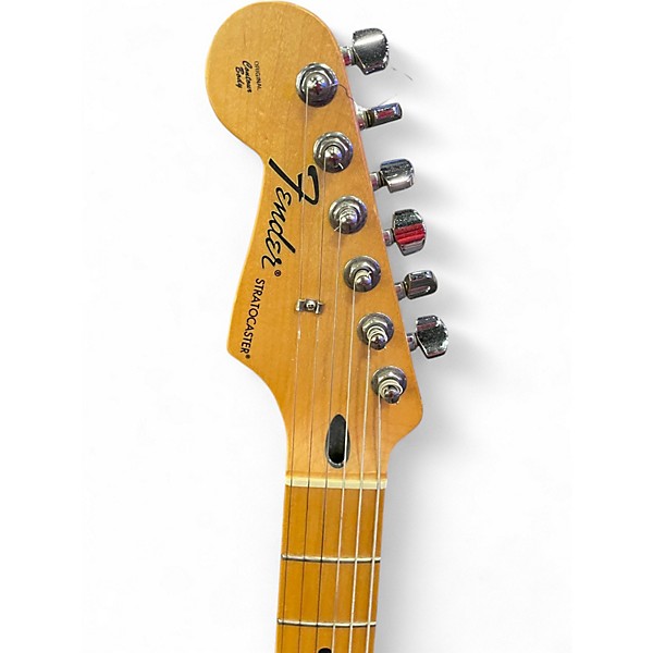 Used Fender Standard Stratocaster Left Handed 3 Color Sunburst Electric Guitar