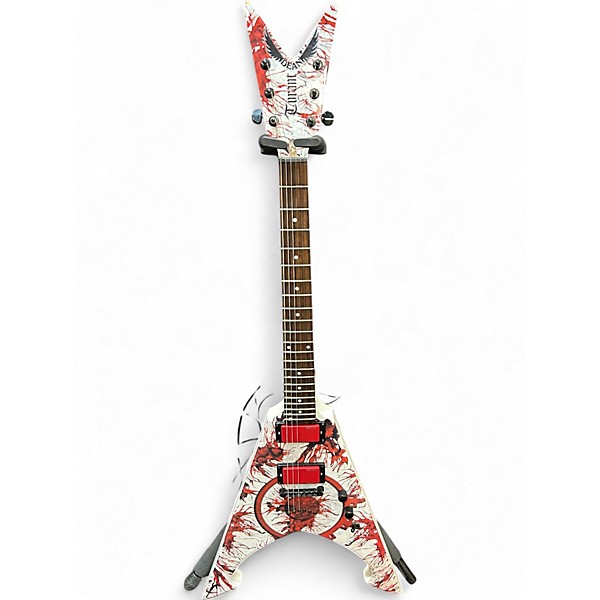 Used Dean Michael Amott Tyrant White Solid Body Electric Guitar