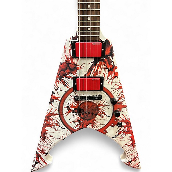 Used Dean Michael Amott Tyrant White Solid Body Electric Guitar