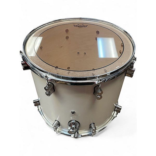 Used PDP by DW 6 Piece Concept Maple Pearlescent White Drum Kit