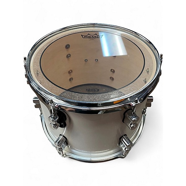 Used PDP by DW 6 Piece Concept Maple Pearlescent White Drum Kit
