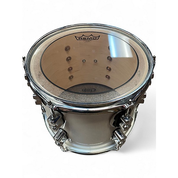 Used PDP by DW 6 Piece Concept Maple Pearlescent White Drum Kit