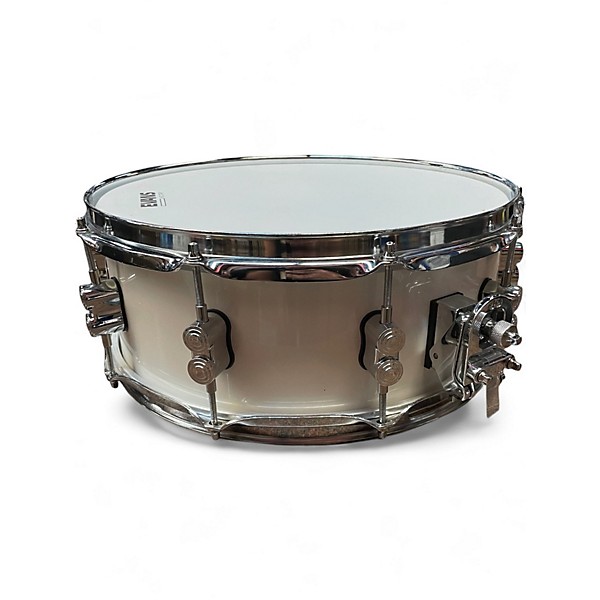 Used PDP by DW 14X5.5 Concept Series Snare Pearlescent White Drum