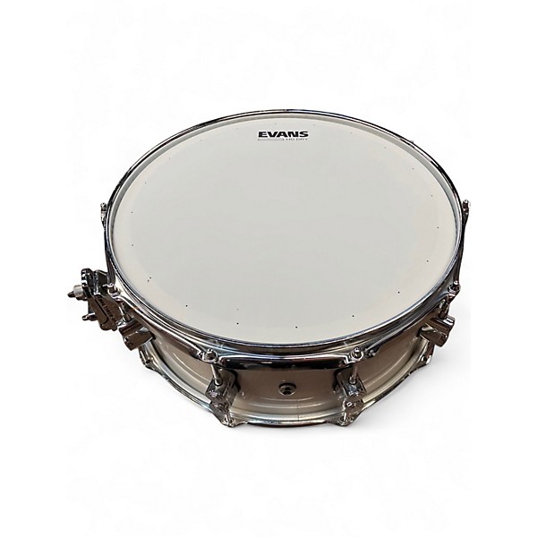 Used PDP by DW 14X5.5 Concept Series Snare Pearlescent White Drum