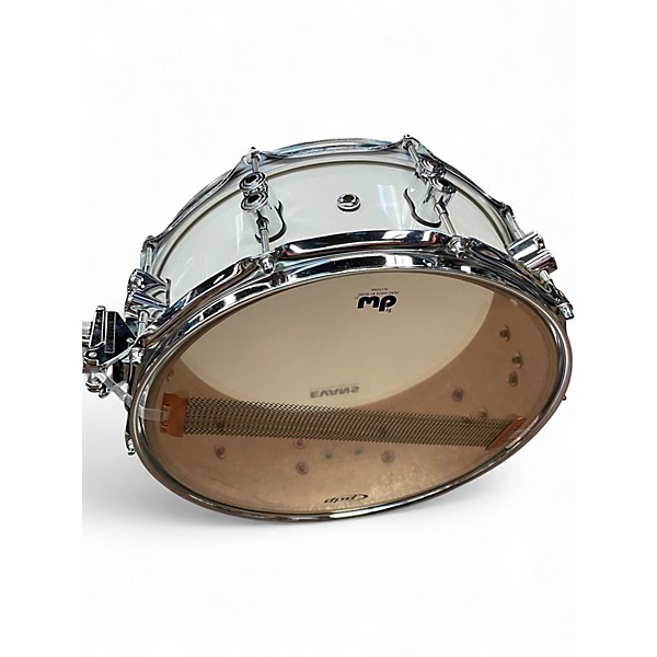 Used PDP by DW 14X5.5 Concept Series Snare Pearlescent White Drum
