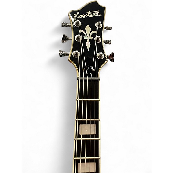 Used Hagstrom Tremar Viking Deluxe BLACK Hollow Body Electric Guitar