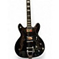 Used Hagstrom Tremar Viking Deluxe BLACK Hollow Body Electric Guitar
