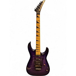 Used Jackson JS34Q Dinky Trans Purple Solid Body Electric Guitar