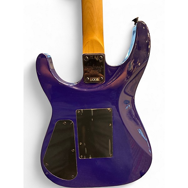 Used Jackson JS34Q Dinky Trans Purple Solid Body Electric Guitar