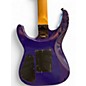 Used Jackson JS34Q Dinky Trans Purple Solid Body Electric Guitar