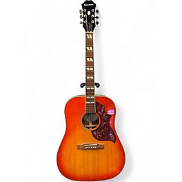 Used Epiphone Hummingbird Pro Faded Faded Cherry Acoustic Electric Guitar