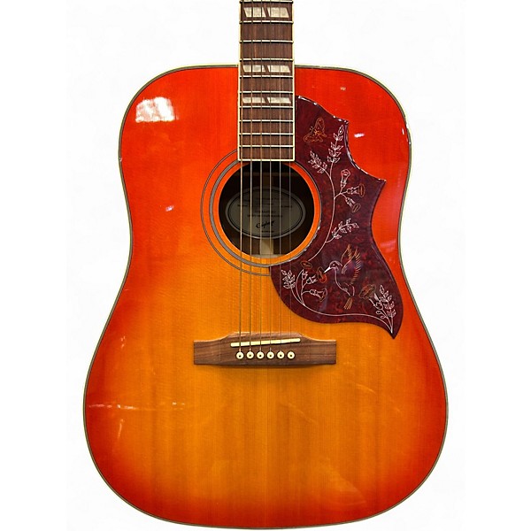 Used Epiphone Hummingbird Pro Faded Faded Cherry Acoustic Electric Guitar