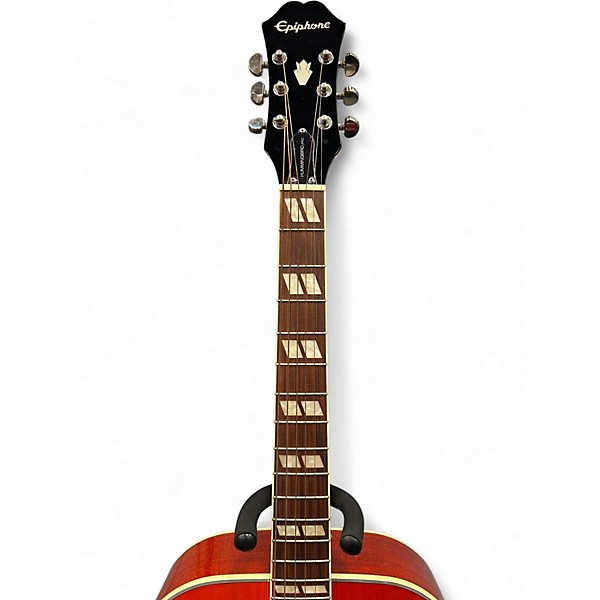 Used Epiphone Hummingbird Pro Faded Faded Cherry Acoustic Electric Guitar