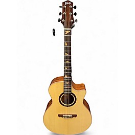 Used Hsienmo GA Cutaway Natural Acoustic Electric Guitar