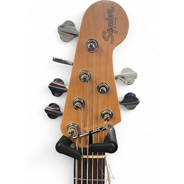 Used Squier Affinity Jazz Bass 6 String Charcoal Electric Bass Guitar