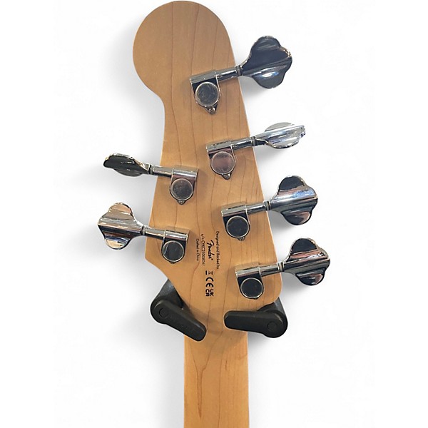 Used Squier Affinity Jazz Bass 6 String Charcoal Electric Bass Guitar