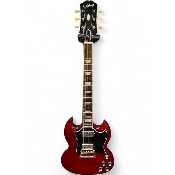Used Epiphone SG Cherry Solid Body Electric Guitar