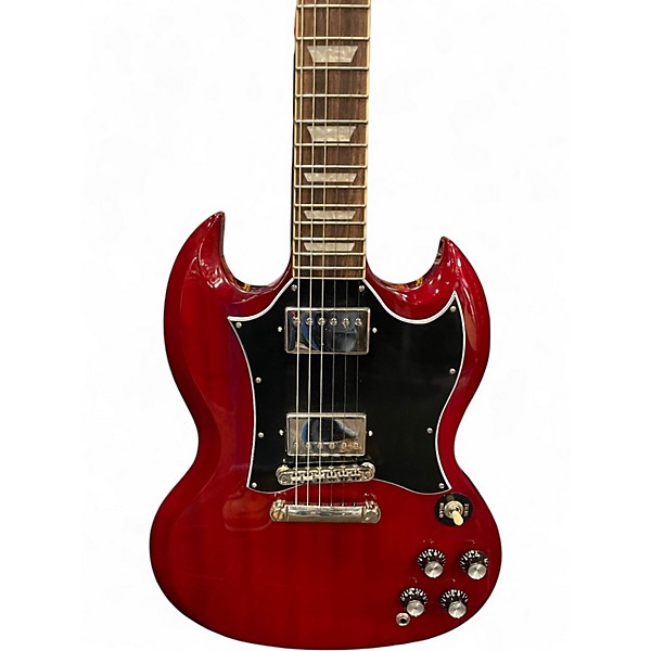 Used Epiphone SG Cherry Solid Body Electric Guitar