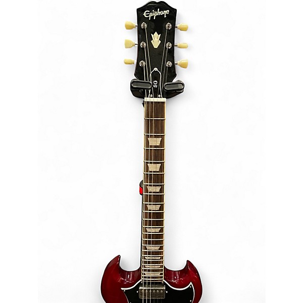 Used Epiphone SG Cherry Solid Body Electric Guitar