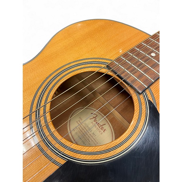 Used Fender GC140SCE Grand Concert Natural Acoustic Electric Guitar