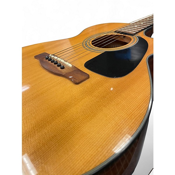 Used Fender GC140SCE Grand Concert Natural Acoustic Electric Guitar
