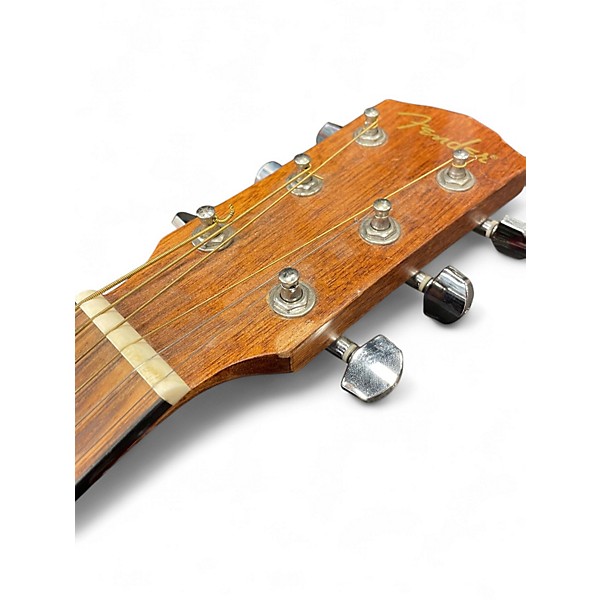 Used Fender GC140SCE Grand Concert Natural Acoustic Electric Guitar