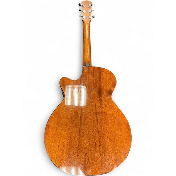 Used Fender GC140SCE Grand Concert Natural Acoustic Electric Guitar