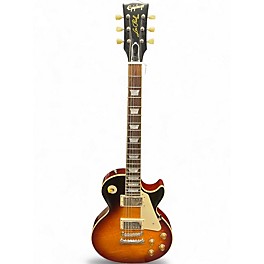 Used Epiphone INSPIRED BY GIBSON 1959 LES PAUL Sunrise Tea Burst Solid Body Electric Guitar