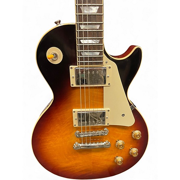 Used Epiphone INSPIRED BY GIBSON 1959 LES PAUL Sunrise Tea Burst Solid Body Electric Guitar