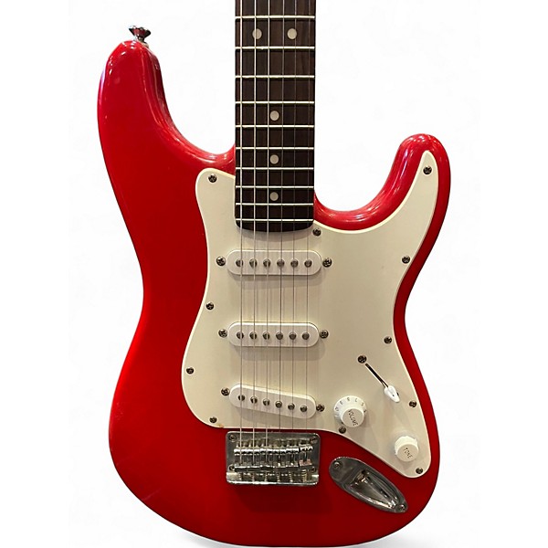 Used Squier Mini Affinity Stratocaster Red Electric Guitar