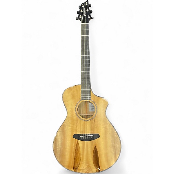 Used Breedlove Oregon All Solid Myrtlewood Concert Natural Acoustic Electric Guitar