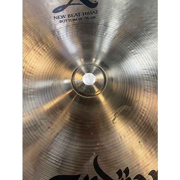 Used Zildjian 14in New Beat Hi Hat Bottom Cymbal