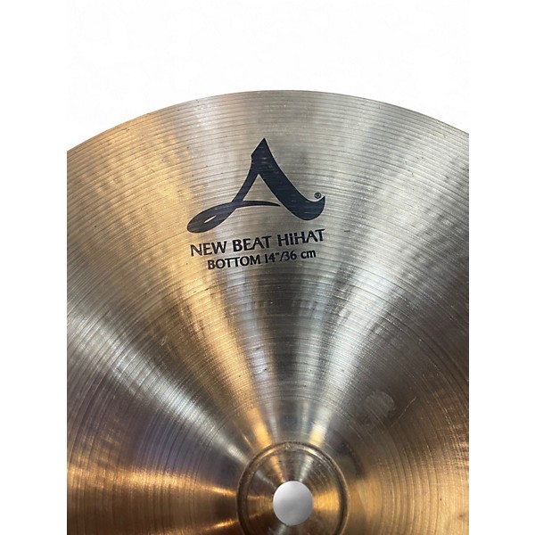 Used Zildjian 14in New Beat Hi Hat Bottom Cymbal