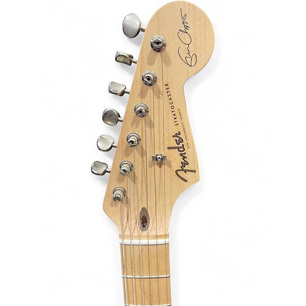 Used Fender Eric Clapton Signature Stratocaster Red Solid Body Electric Guitar