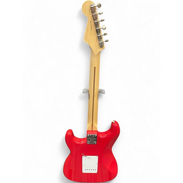 Used Fender Eric Clapton Signature Stratocaster Red Solid Body Electric Guitar