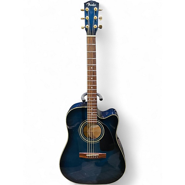 Used Fender DG22CE BLUE Acoustic Electric Guitar