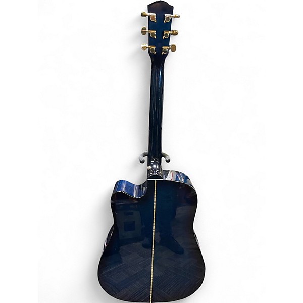 Used Fender DG22CE BLUE Acoustic Electric Guitar