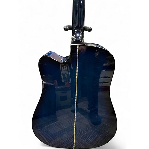 Used Fender DG22CE BLUE Acoustic Electric Guitar