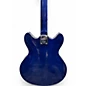 Used Oscar Schmidt Delta King OE30 Trans Blue Hollow Body Electric Guitar