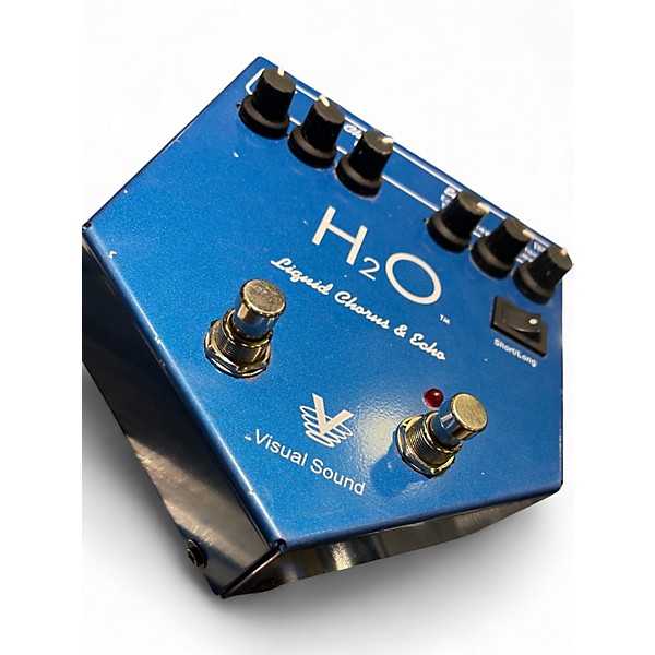 Used Visual Sound H2O Liquid Chorus Echo Effect Processor