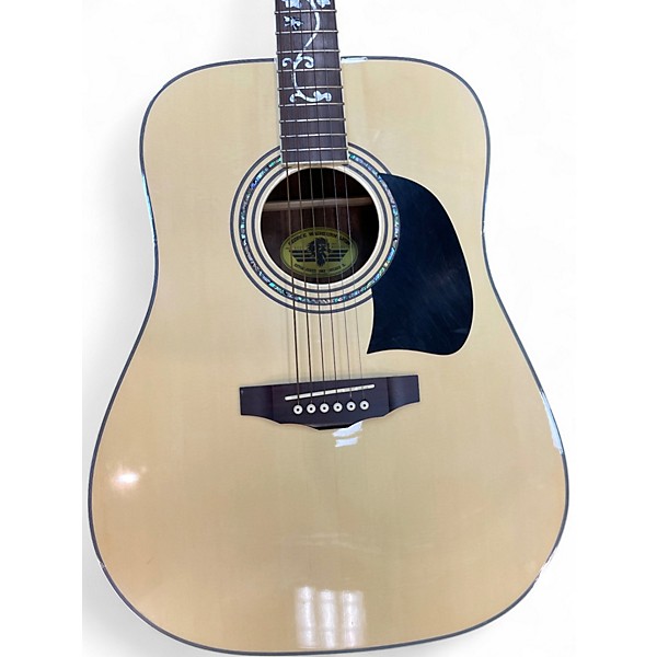 Used Lyon By Washburn LG22 DREADNAUGHT Natural Acoustic Guitar